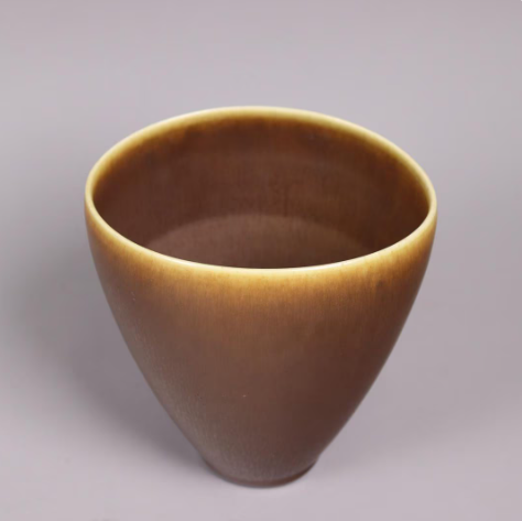 Danish ceramic vase from Palshus, design by Per Linnemann-Schmidt 1960s