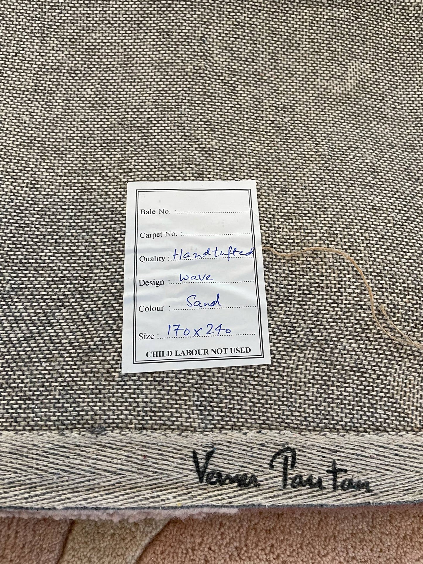 Vintage Verpan Wave carpet - no. 256800