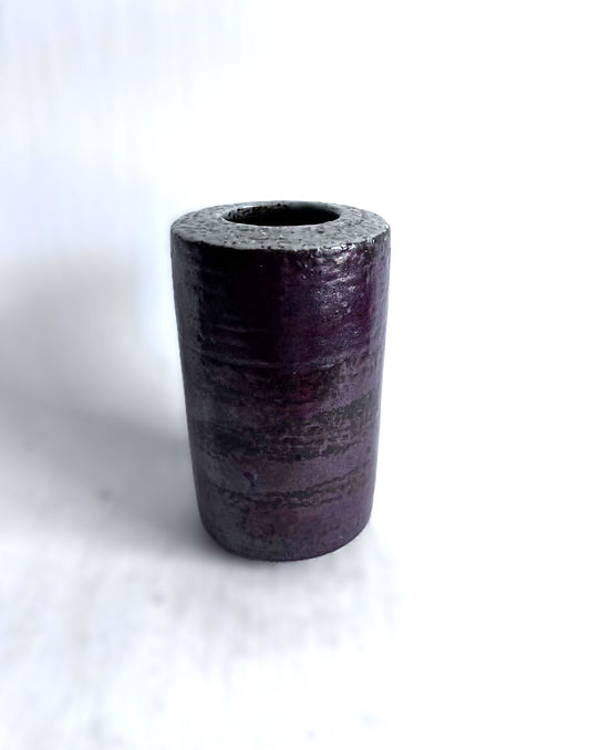 Cylindrical Glazed stoneware vase from Palshus, Denmark 1960s