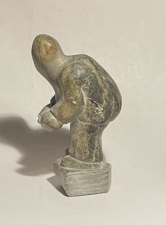 2 Nice soapstone figurines from Greenland - no. 01620