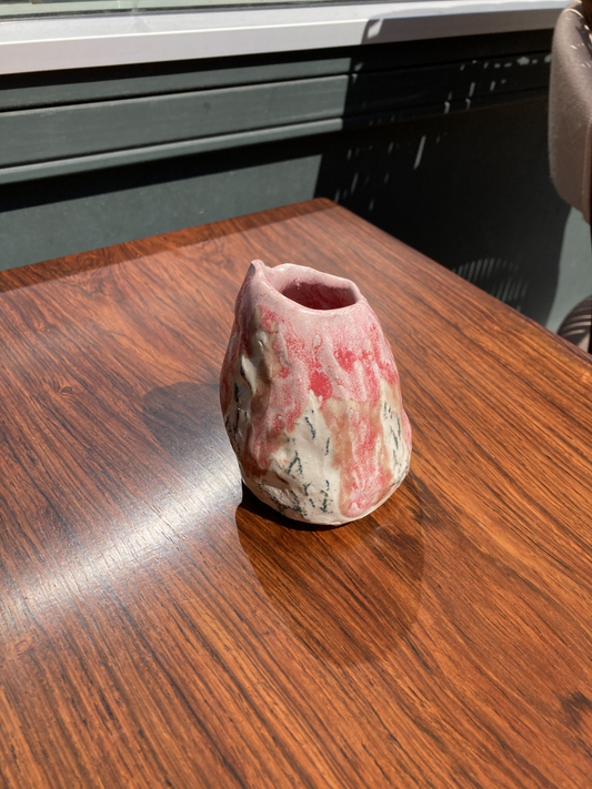 Flot keramik vase, ukendt kunstner - nr. 0124