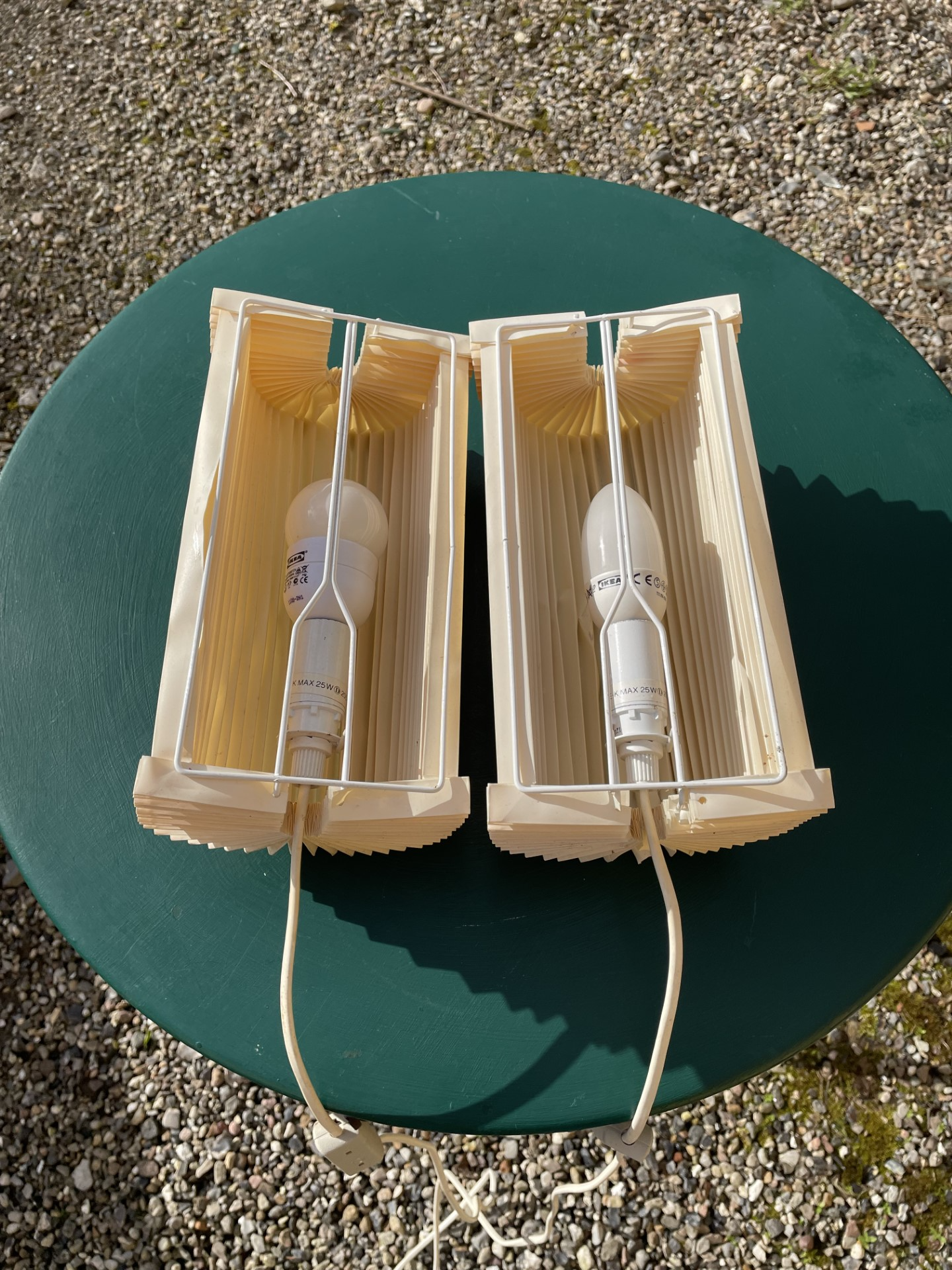 2 stk. flotte Le Klint væglamper, design af Tage Klint - nr. 012041