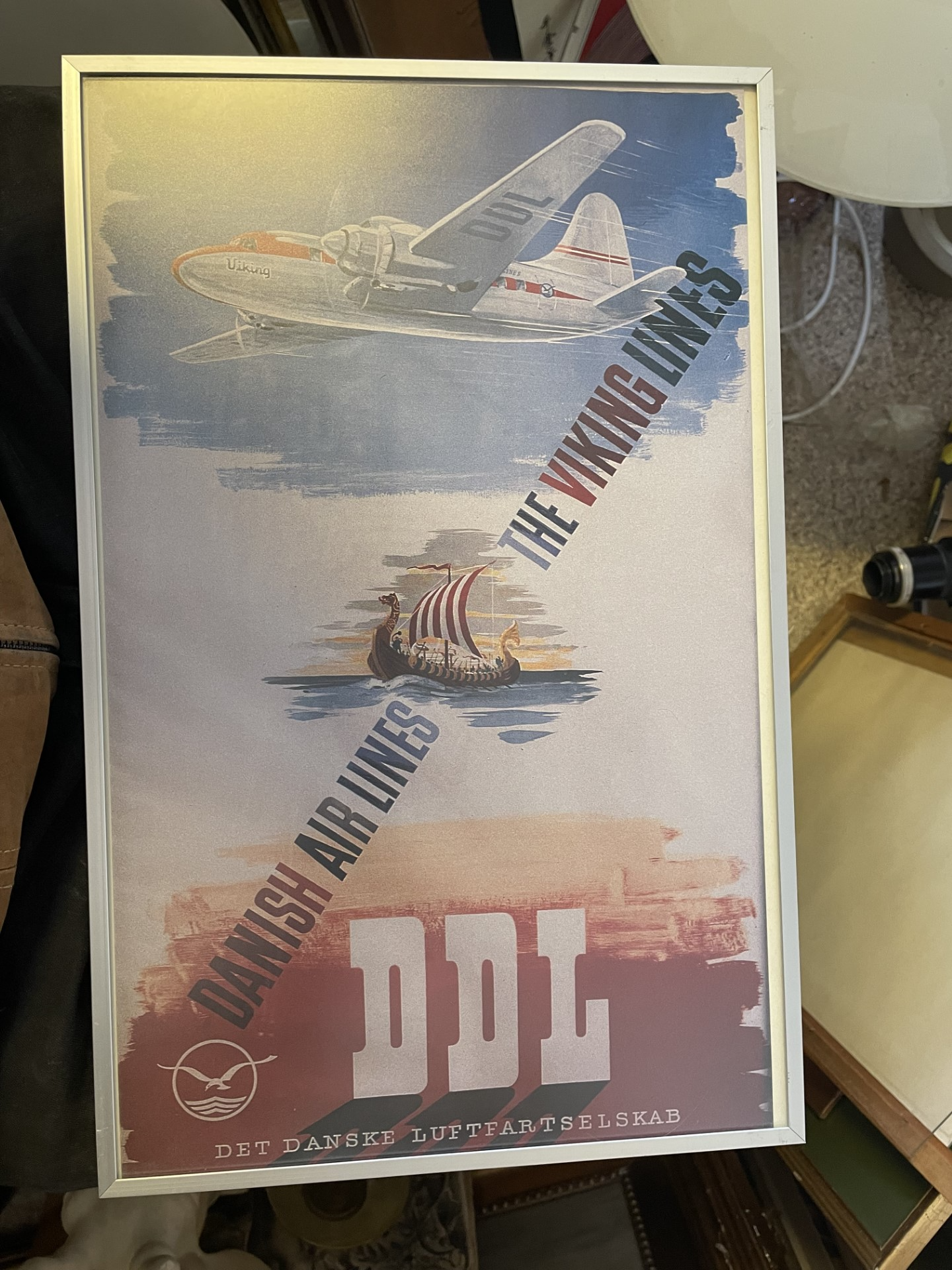 DDL - DANISH AIRLINES (1938) KUNSTNER FINN BJØRVIG - nr. 012004