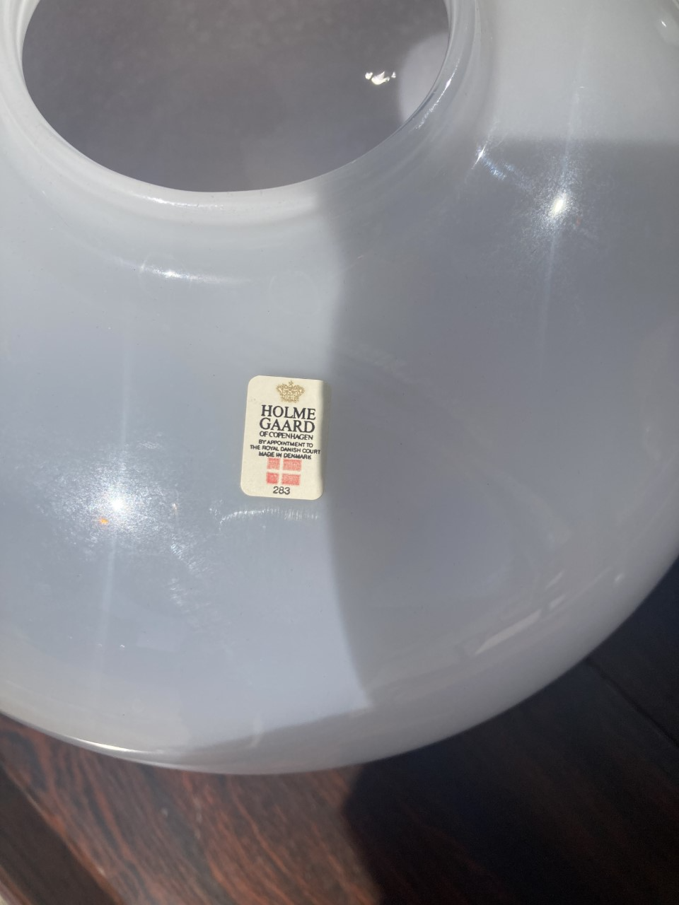Flot Holmegaard glas vase - nr. 0057
