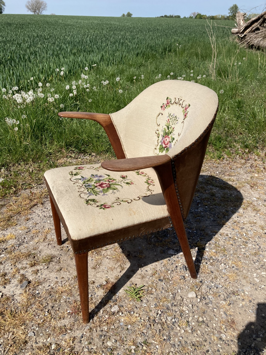 Kurt Olsen teak armchair from Slagelse møbelværk - no. 0130