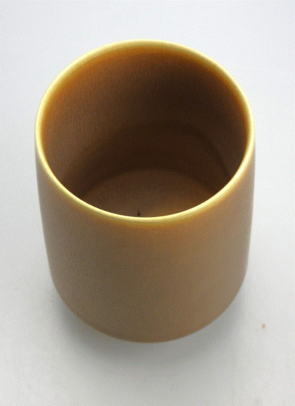 Mid-Century stoneware vase in Brown hare fur glaze from Palshus, Denmark 1960s