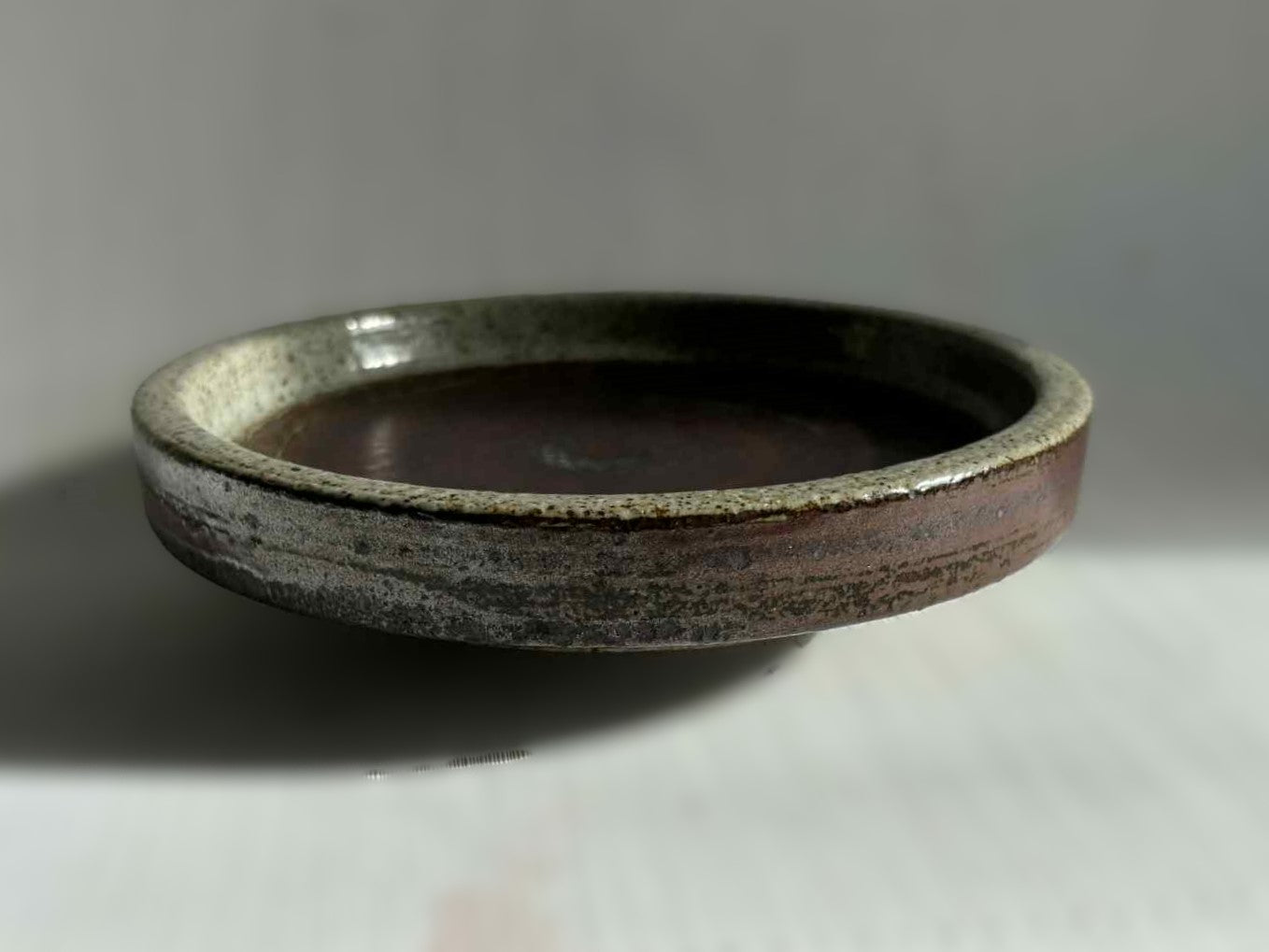 Danish stoneware Dish by Per Linnemann-Schmidt for Palshus, 1960s