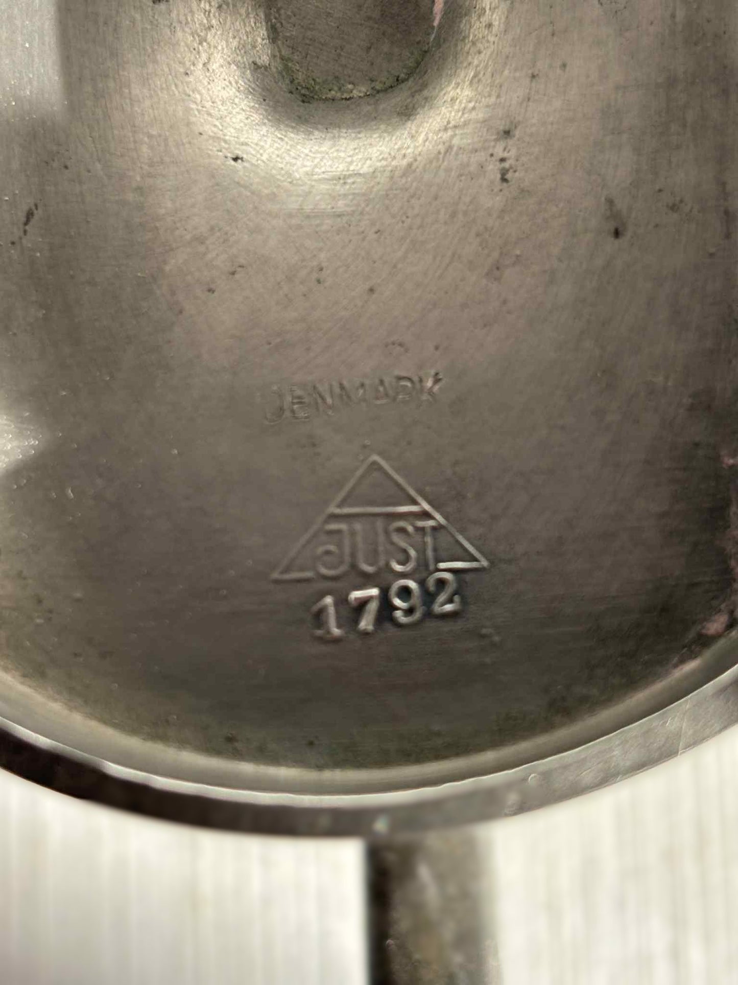 Art Deco Danish Candleholder made in pewter, design by Just Andersen, Denmark 1930s