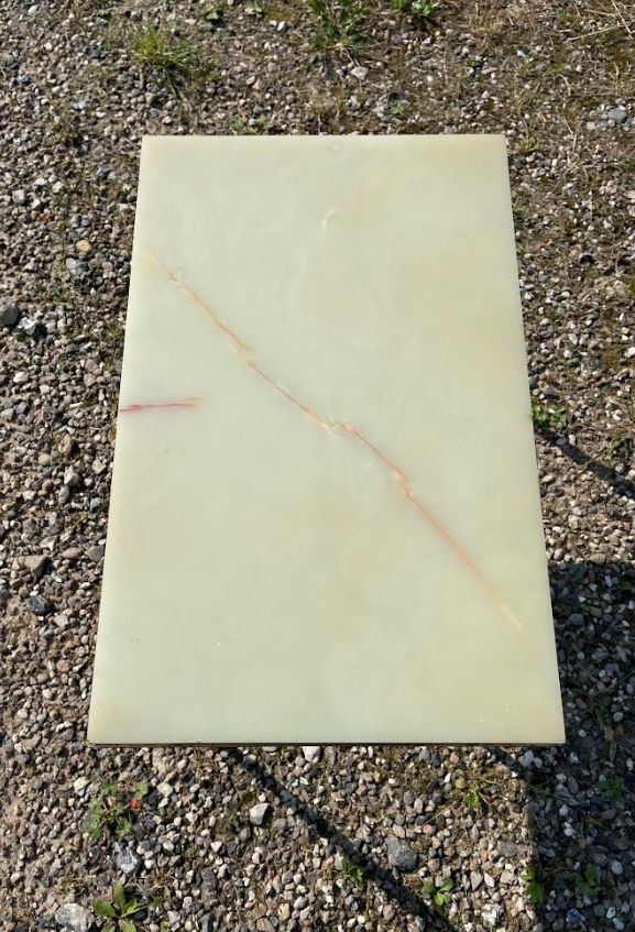 Flot sidebord i messing og marmor - nr. 09041