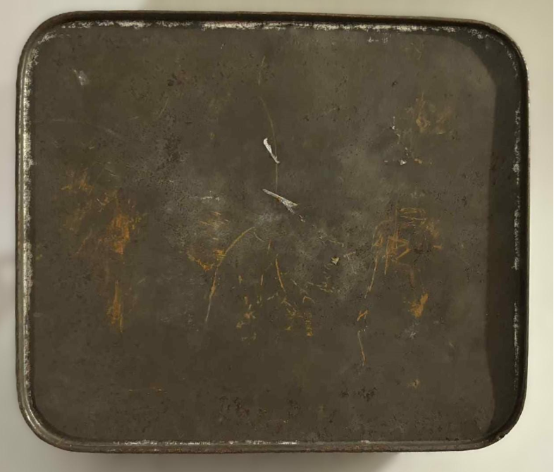 Smuk antik Art Deco tinboks fra 1930erne