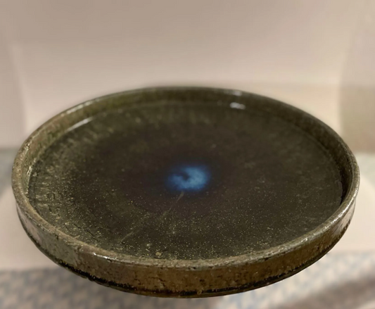 ペルシュスとアンネリーズ・リンネマン＝シュミット作の非常に大きなデンマーク陶磁器皿、パルシュス所蔵、1960年代
