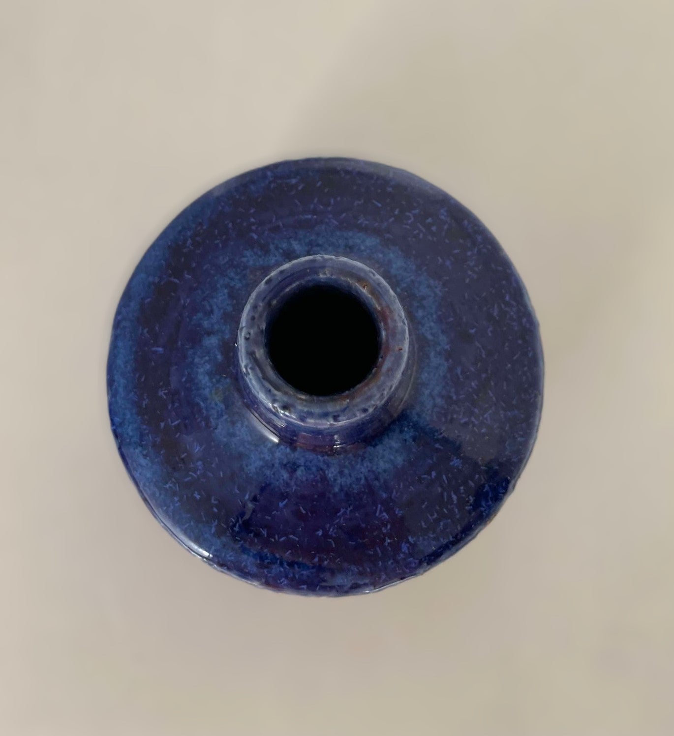 Mid-century stoneware vase in chamotte style from palshus, denmark