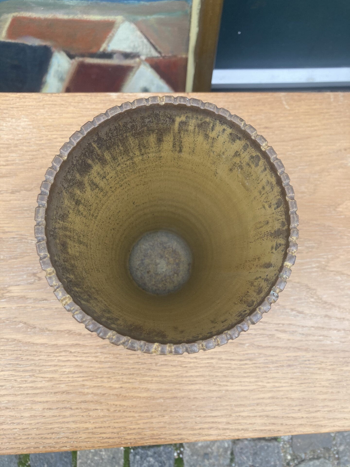 Stor stentøjsvase model 65, design af Arne Bang (1901-1983) - nr. 01601