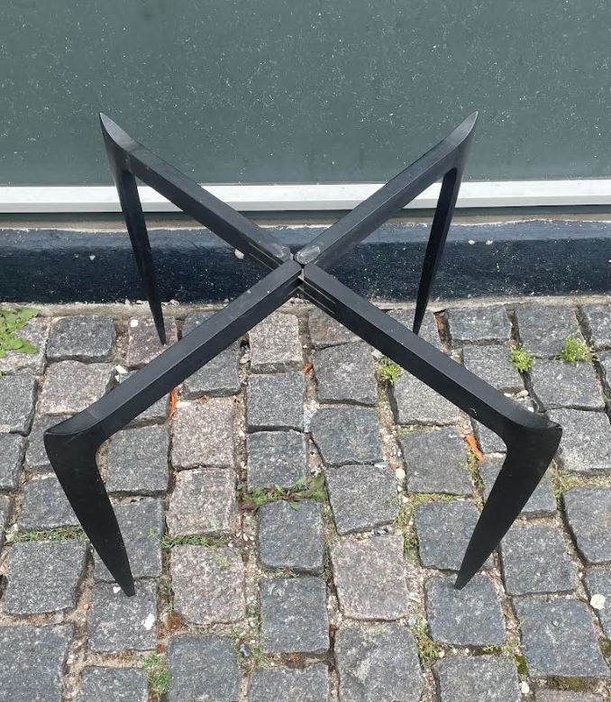 Teak tray table by Willumsen &amp; Engholm for Fritz Hansen, Denmark, 1950s - No. 06060