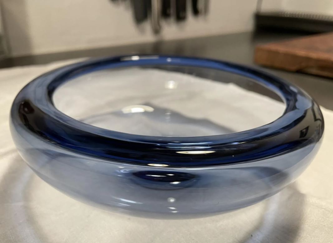 Holmegaard glas skål, fra serien "Provance", design af Per Lutken - nr. 030050