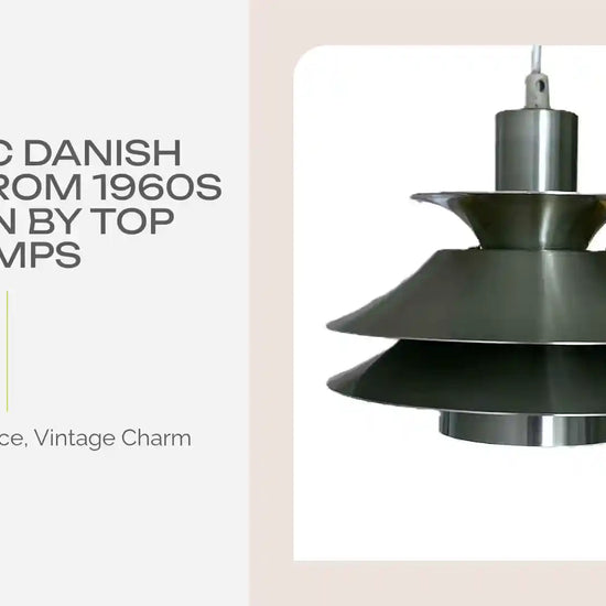 Classic Danish design from 1960s - design by Top Lamps by@Outfy