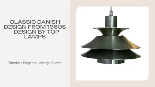 Classic Danish design from 1960s - design by Top Lamps by@Outfy