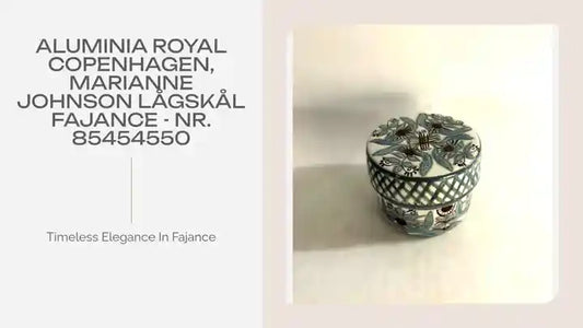 Aluminia Royal Copenhagen, Marianne Johnson l&aring;gsk&aring;l fajance - nr. 85454550 by@Outfy