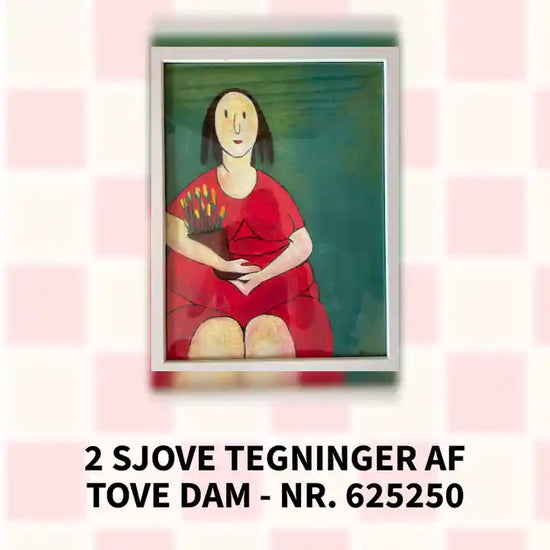 2 sjove tegninger af Tove Dam - nr. 625250 by@Outfy