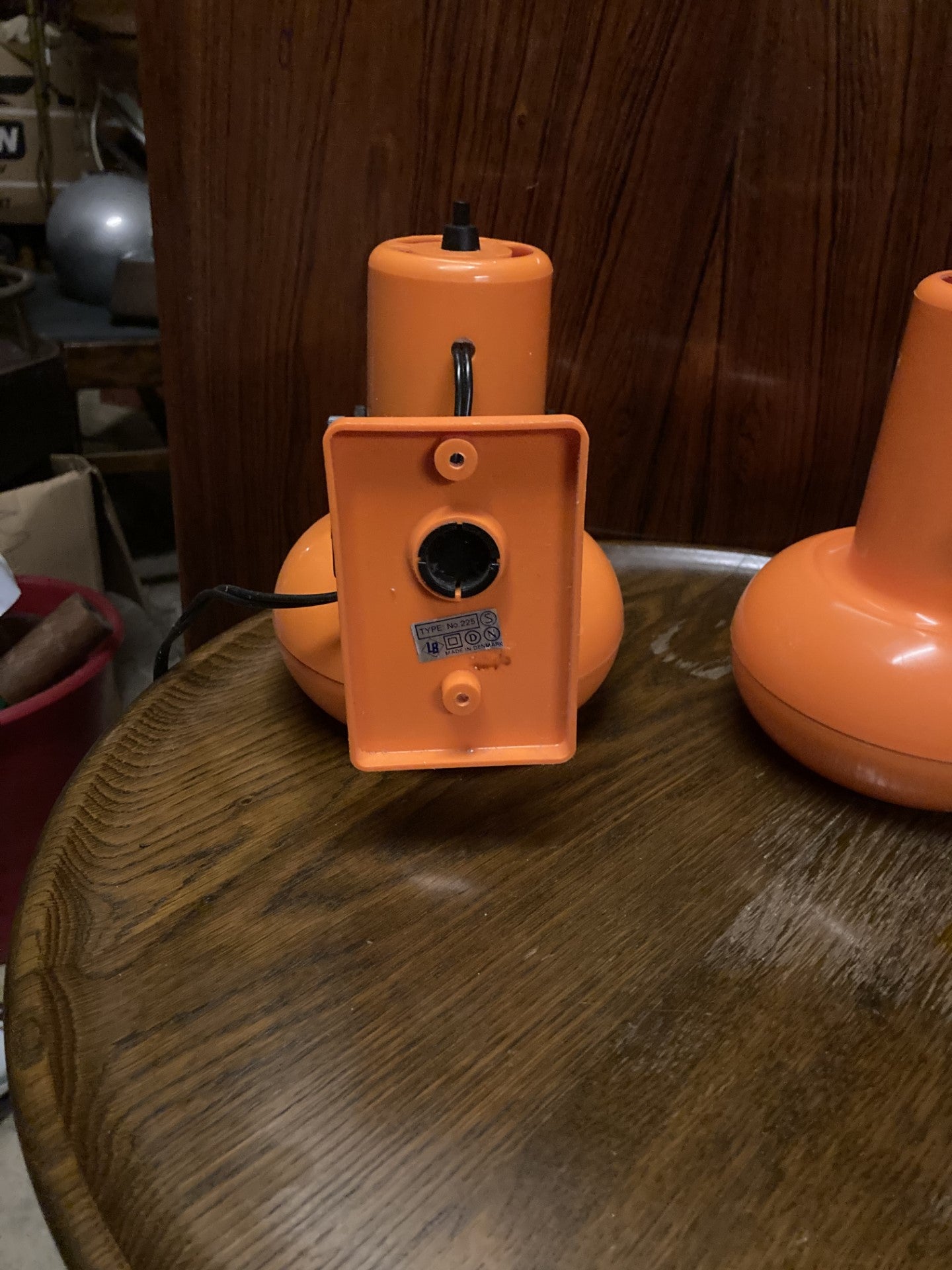 Vintage Plast væglamper - nr. 01585