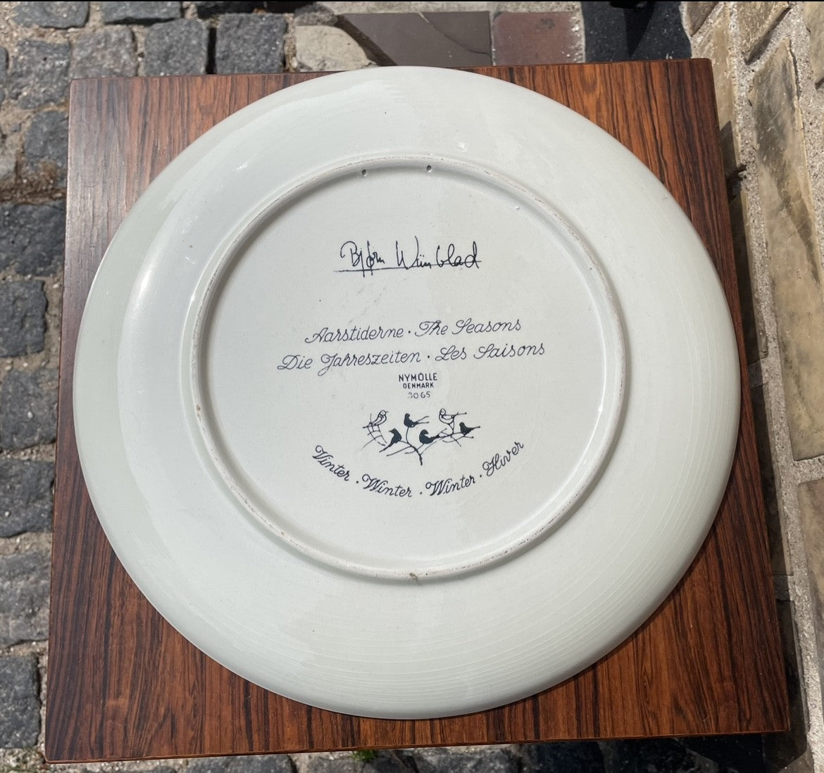 2 pcs. Bjørn Wiinblad wall plates - no. 09755