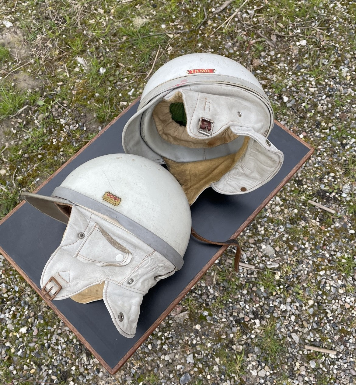 2 pcs. Vintage crash helmets of the brand Jobi and Jamo - No. 09132