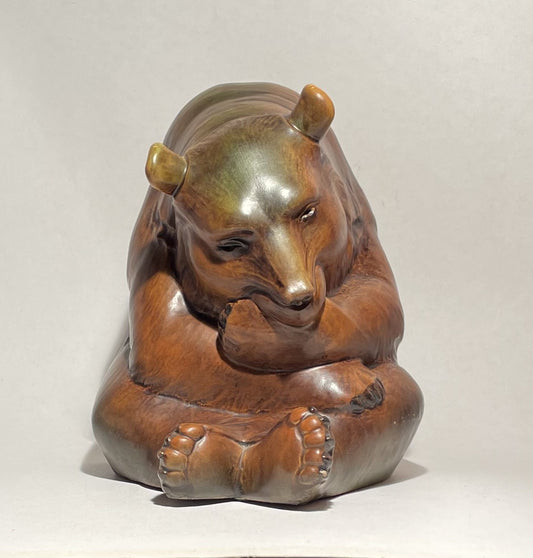 Beautiful ceramic bookend from P. Ipens Enke - no. 01670