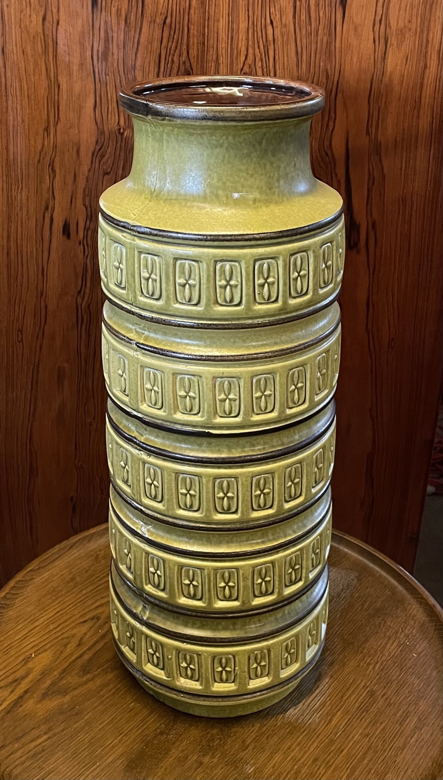 Beautiful ceramic floor vase from West Germany - no. 01901