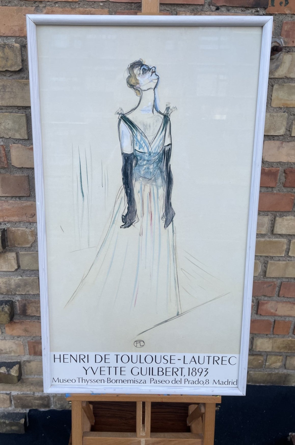 Toulouse-Lautrec, museum color print poster. - No. 09256