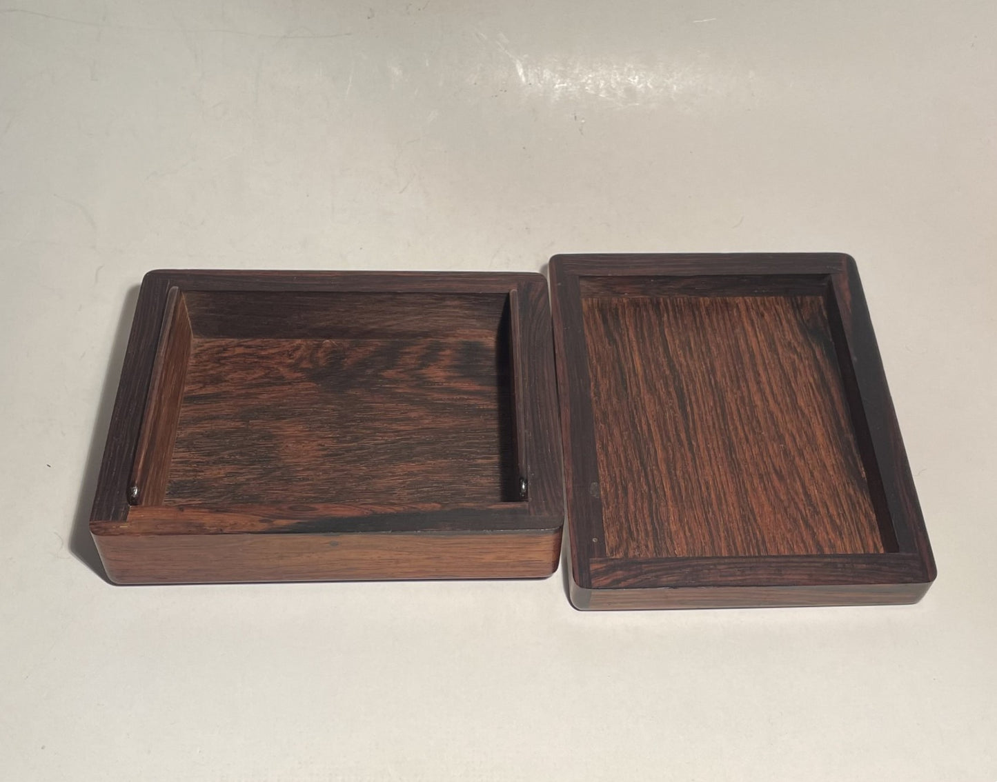 A series of 4 Beautiful Mid-Century jewelery boxes from Denmark