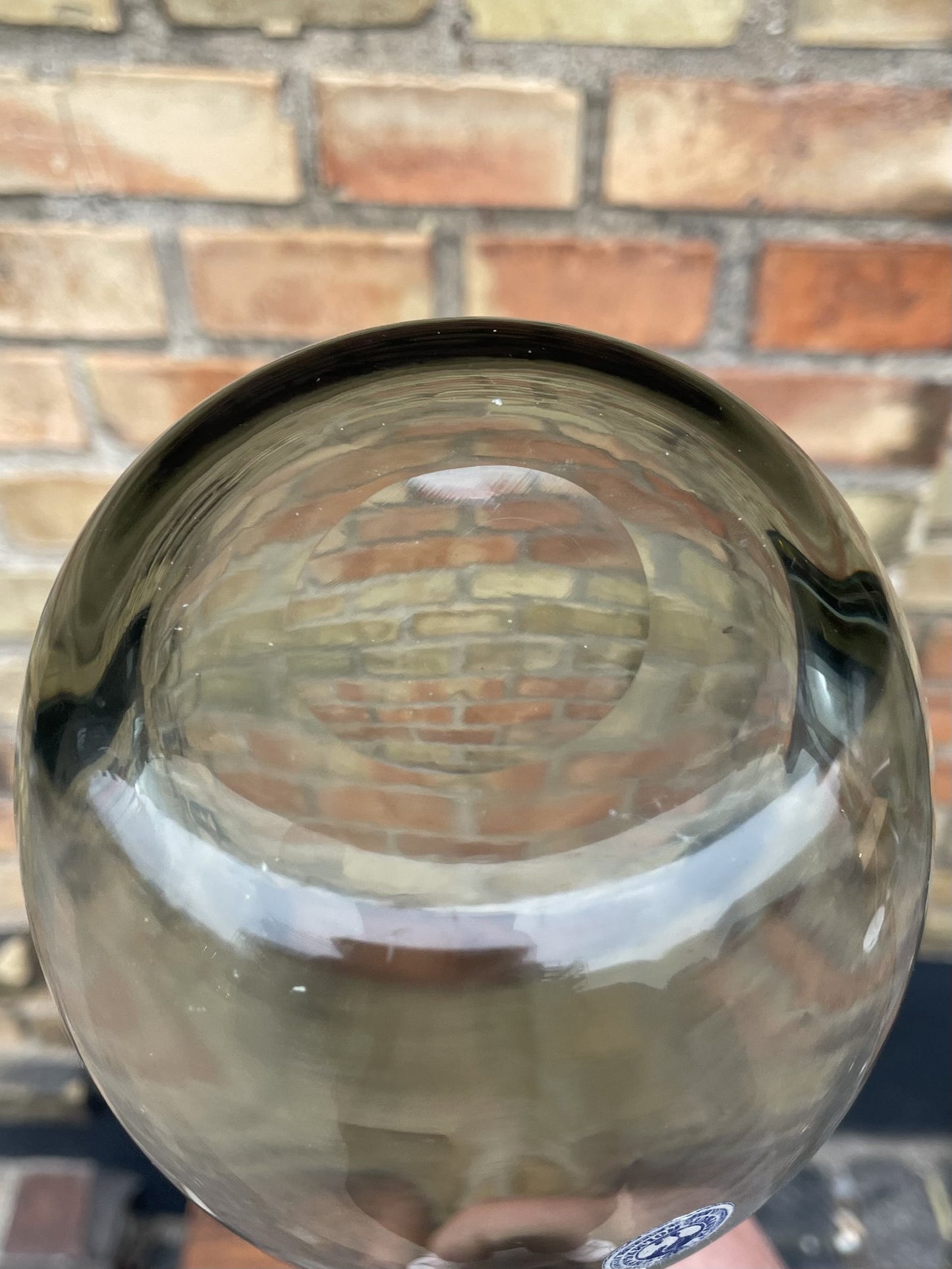 Per Lutken, Teardrop glass decanter, manufactured at Kastrup-Holmegaard glassworks in 1953