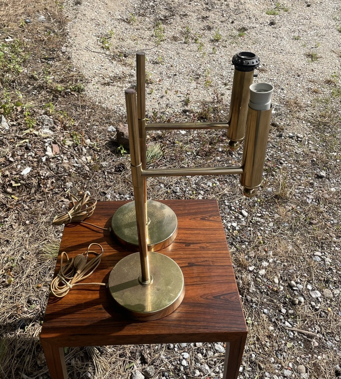 1 par Svenske messing bordlamper af mærket Bergboms - nr. 5587951532