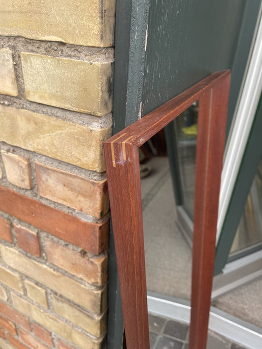 Flot teak spejl nr. - 011102