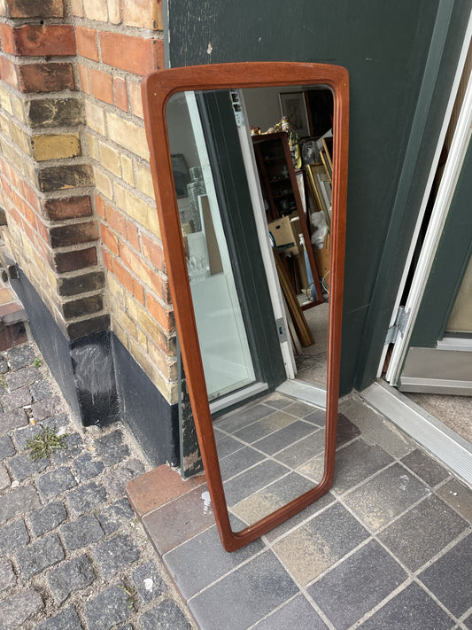 Flot teak spejl - nr. 01105