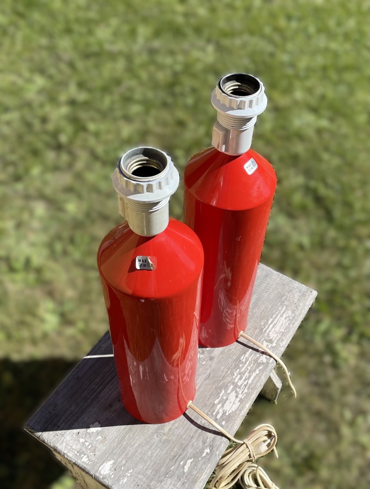 A rare find for collectors and lovers of vintage design – 1 pair of vintage Ikea table lamps from the 1970s - no. 01120327