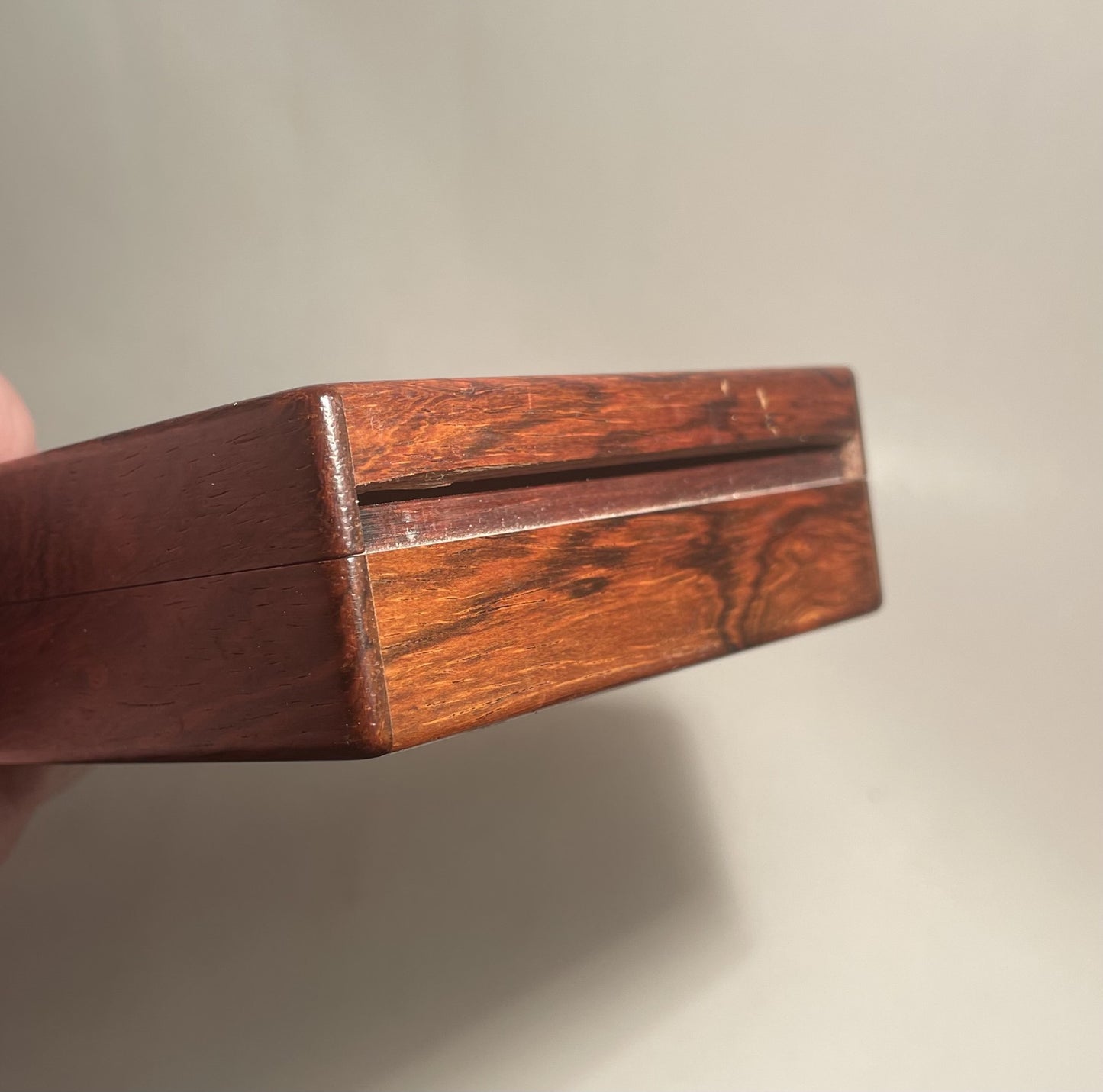 Alfred Klitgaard palisander box med emalje af Bodil Eje - nr. 09560