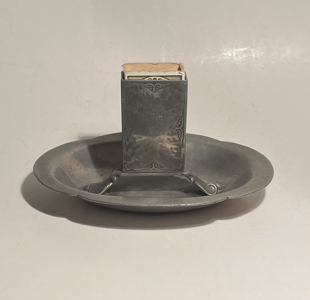 Beautiful Just Andersen tin matchbox holder - no. 011305