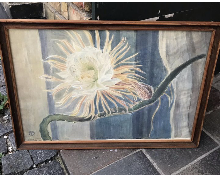 Beautiful Thorkil Olsen watercolor - no. 0139