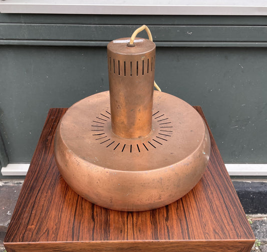 Beautiful Jo Hammerborg copper pendant from Fog og Mørup - no. 011502