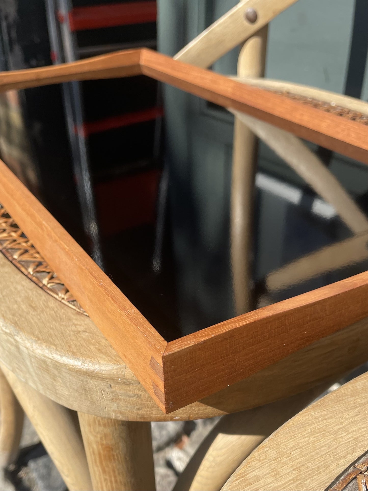 Finn Juhl vendebakke i teak og laminat - nr. 1125254445