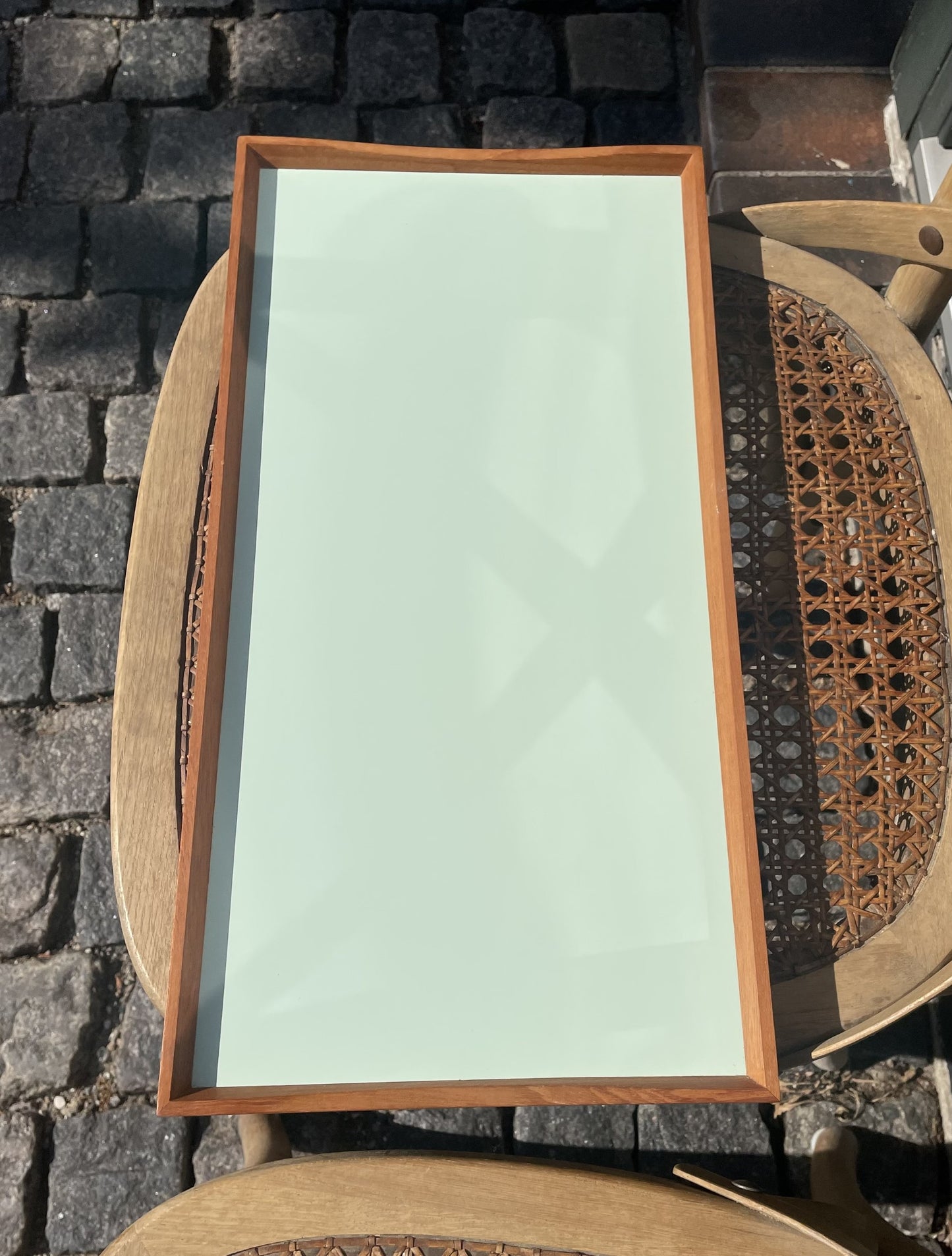 Finn Juhl vendebakke i teak og laminat - nr. 1125254445