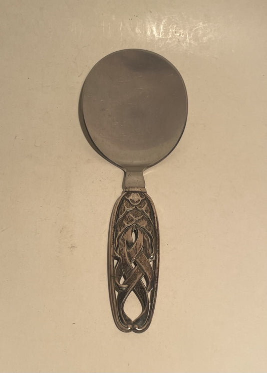 Tartelet spade in three-tower silver 830s and steel from 1940 - no. 02300