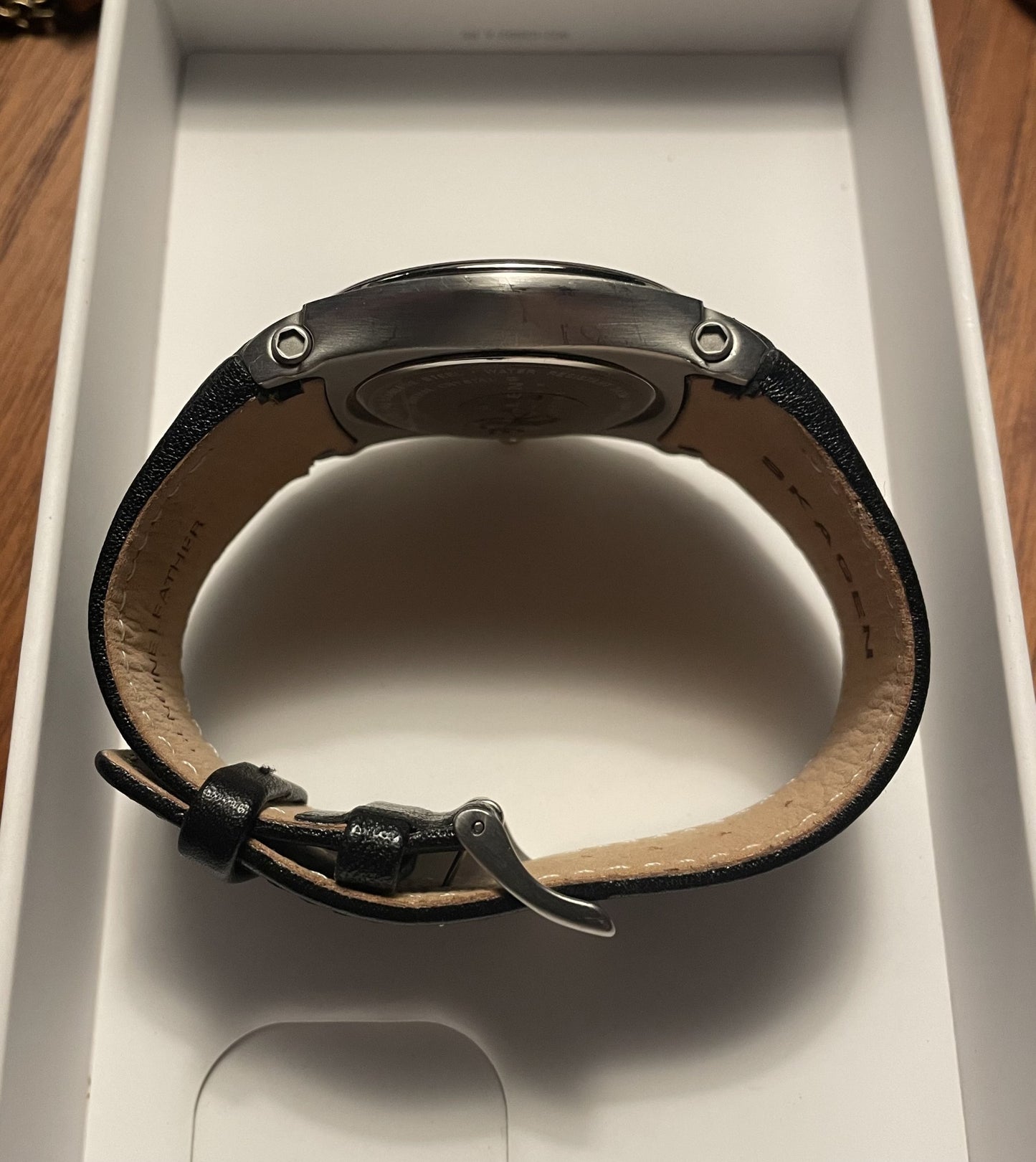 Skagen men's watch with leather strap - no. 02350