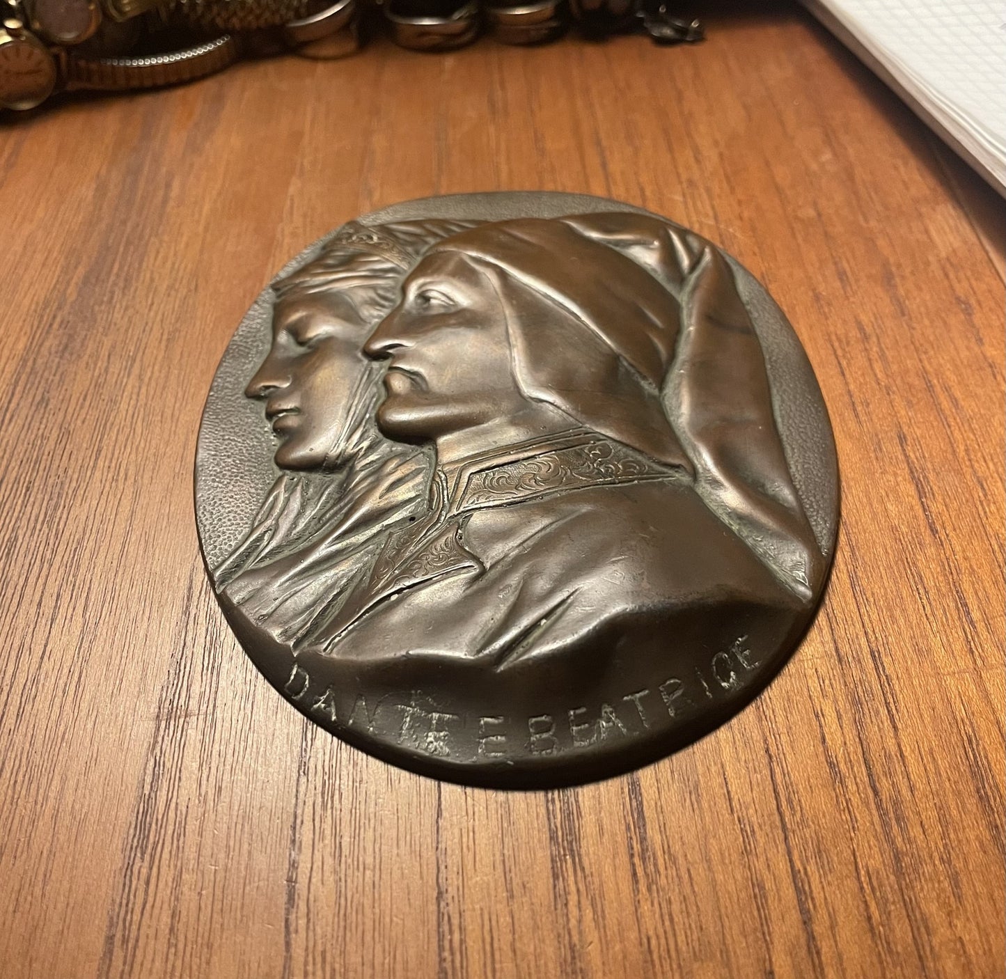 The Poets Dante and “His Inspiration Beatrice" - no. 02280