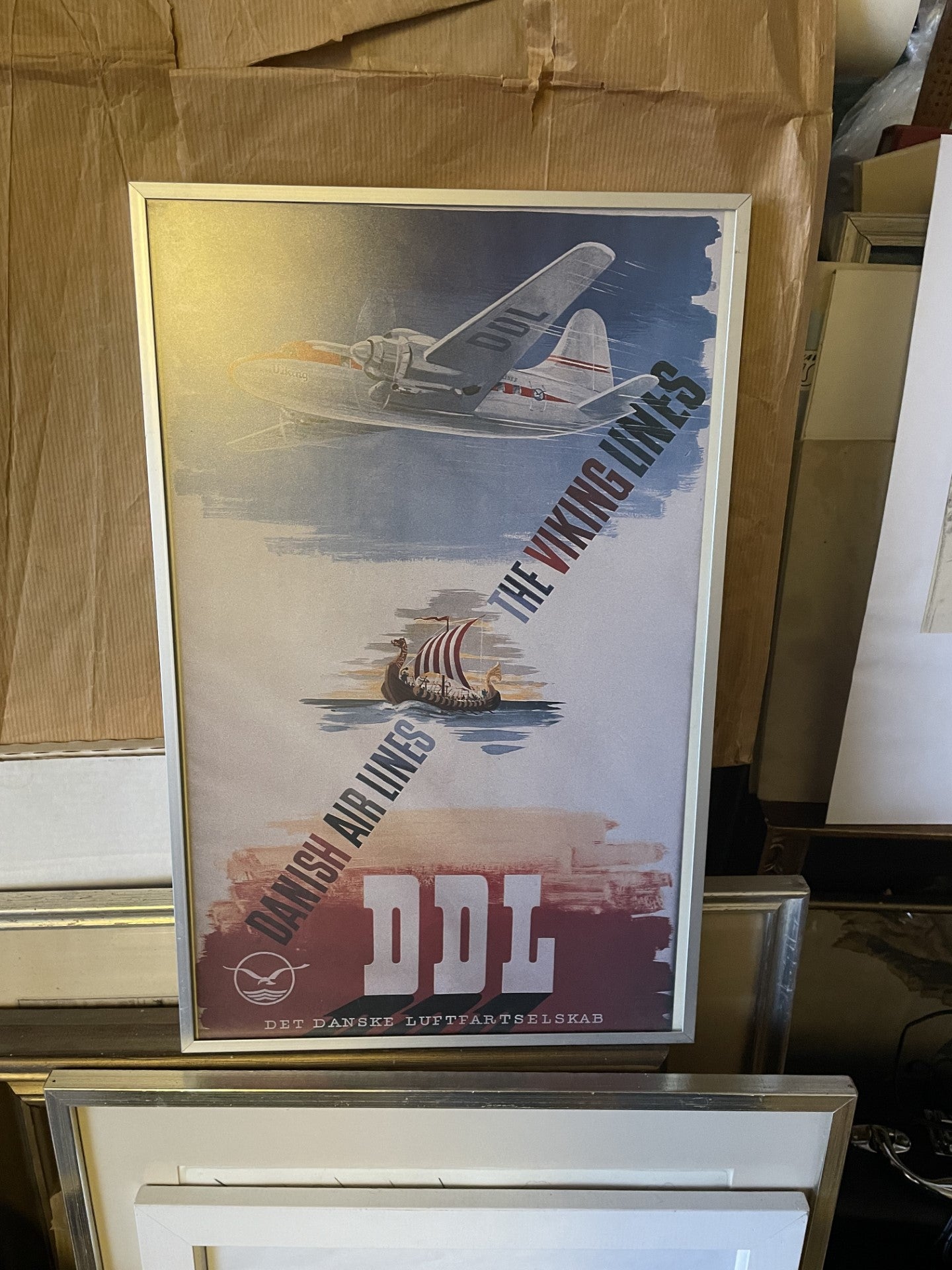 DDL - DANISH AIRLINES (1938) KUNSTNER FINN BJØRVIG - nr. 012004