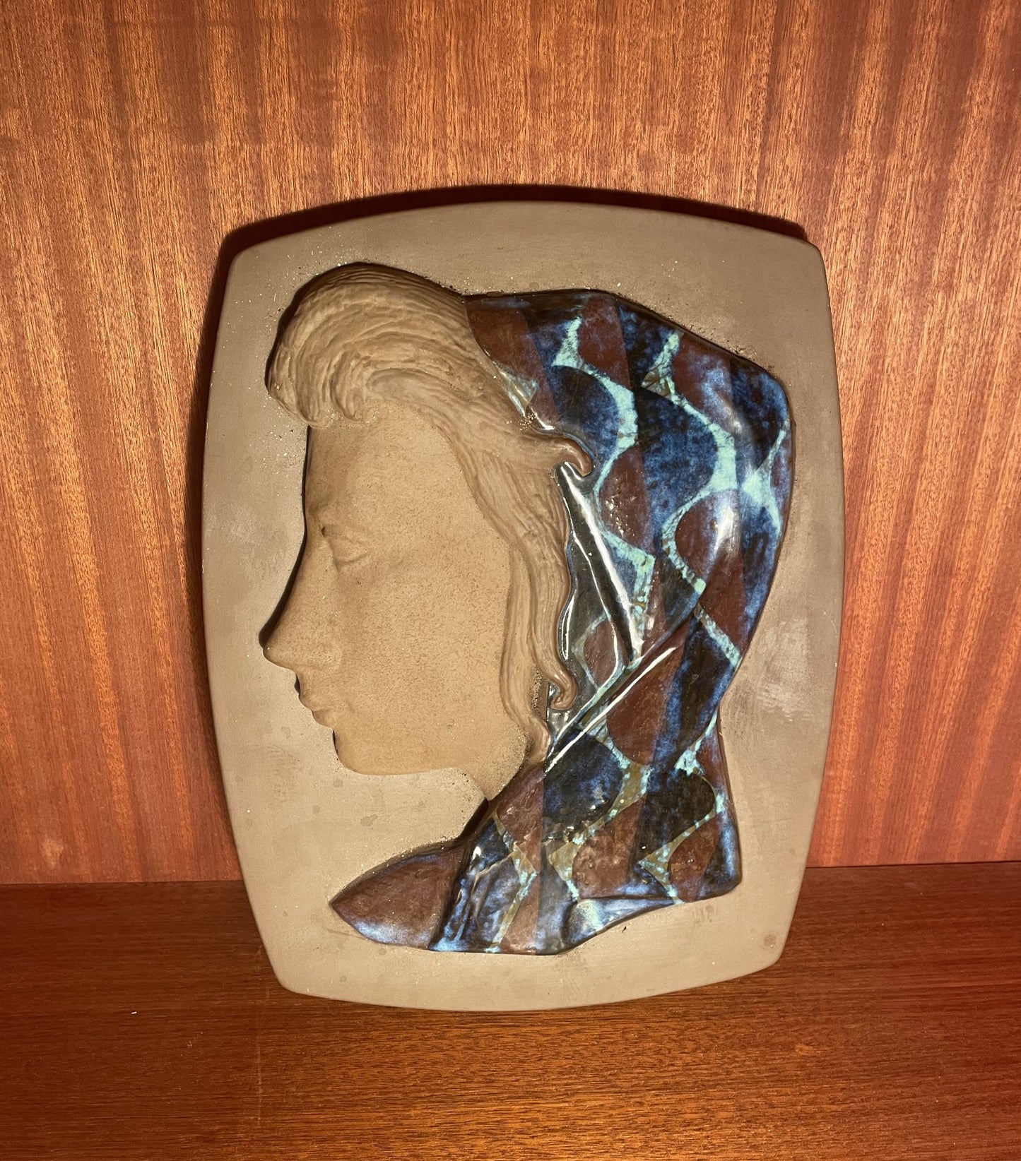 Johannes Hedegaard (1915-1999) beautiful Aluminia relief - no. 02940