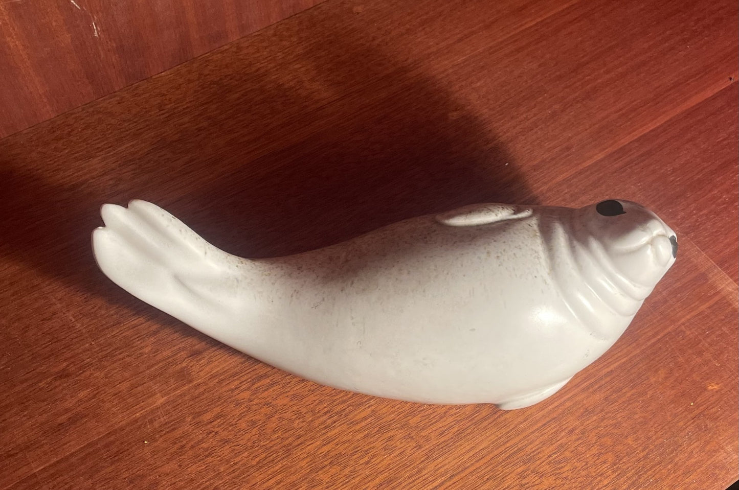 Ceramic grey seal from Gustavsberg, design by Poul Hoff - no. 02830
