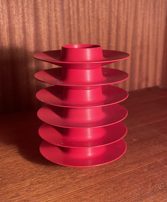 Design by Kristian Vedel, 6 egg cups in melanin, manufactured by Torben Ørskov - no. 02780