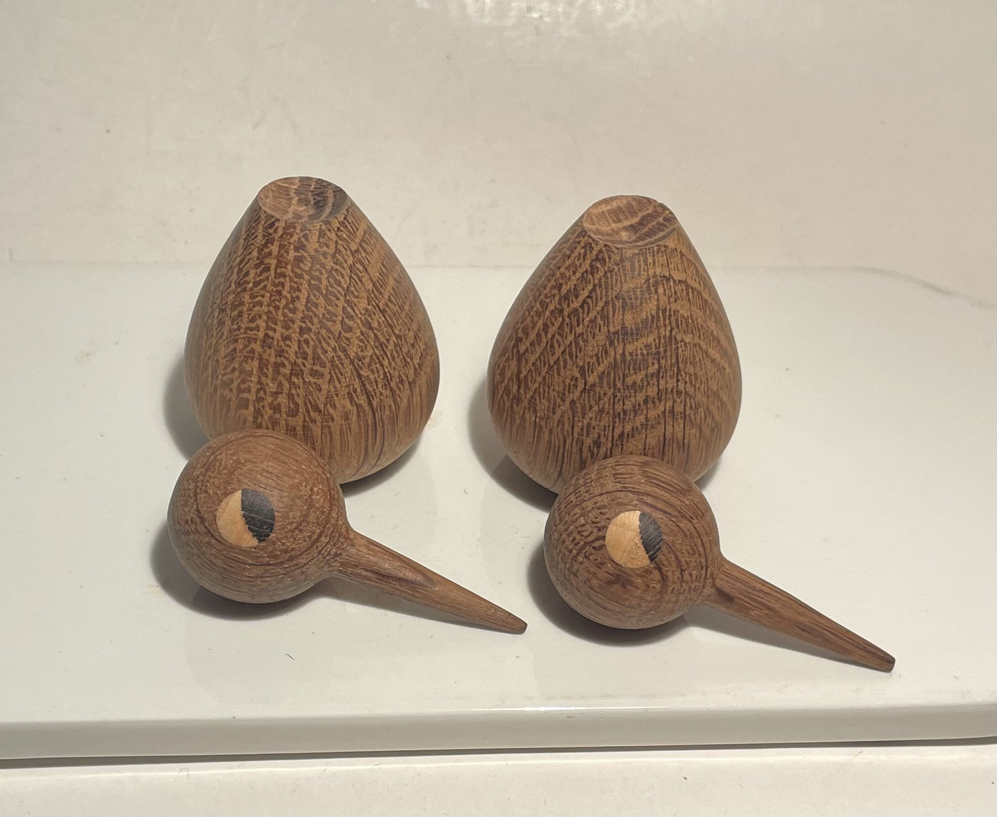 Cute Kristian Vedel birds made of oak - no. 021070