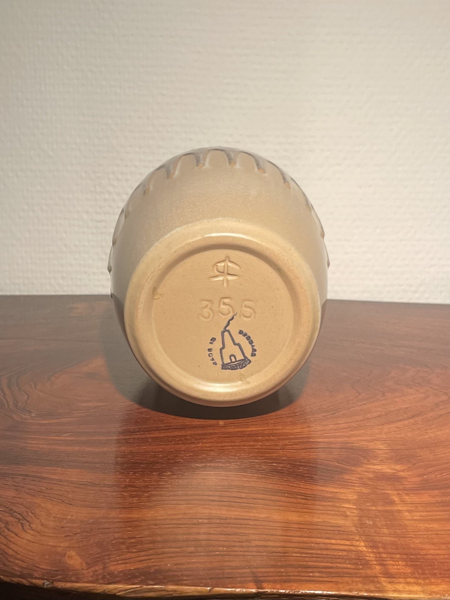 Flot Knabstrup keramik vase, design af Gunther Praschak (Østrig ) - nr. 022080